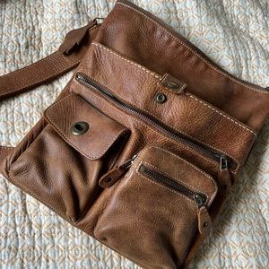 Roots crossbody purse